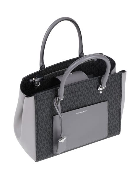 dark gray michael kors purse|grey michael kors medium purse.